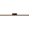 Plafonnier moderne led en aluminium brun Dundy