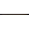 Plafonnier contemporain led en aluminium noir Olix