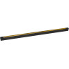 Plafonnier contemporain led en aluminium noir Olix
