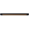 Plafonnier contemporain led en aluminium noir Olix