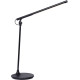 Lampe de bureau moderne led en métal noir Elara
