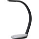 Lampe de bureau design noire led intégré Alexane