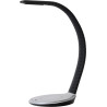 Lampe de bureau design noire led intégré Alexane