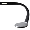 Lampe de bureau design noire led intégré Alexane