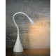 Lampe de bureau contemporaine flexible blanche Suzie