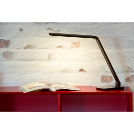 Lampe de bureau design articulée noire led Malicia