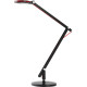 Lampe de bureau design articulée en métal noir led Parada