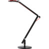 Lampe de bureau design articulée en métal noir led Parada
