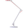 Lampe de bureau design articulée en métal blanc led Parada