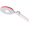 Lampe de bureau design articulée en métal blanc led Parada