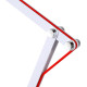 Lampe de bureau design articulée en métal blanc led Parada