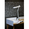 Lampe de bureau design articulée à fixer blanche Gama