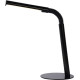 Lampe de bureau contemporaine Led en métal noir Doris