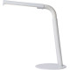 Lampe de bureau contemporaine Led en métal blanc Doris
