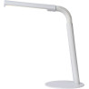 Lampe de bureau contemporaine Led en métal blanc Doris