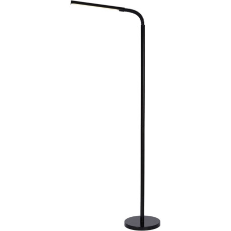 Lampadaire contemporain Led en métal noir Flexo