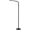 Lampadaire contemporain Led en métal noir Flexo