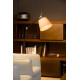Lampadaire moderne articulé en métal et tissu blanc Bagossa
