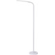 Lampadaire contemporain Led en métal blanc Flexo