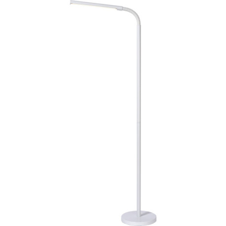 Lampadaire contemporain Led en métal blanc Flexo