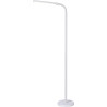 Lampadaire contemporain Led en métal blanc Flexo