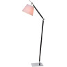 Lampadaire moderne articulé en métal et tissu blanc Bagossa