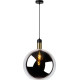 Suspension en verre fumé Ø 40 cm Lius