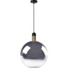 Suspension en verre fumé Ø 40 cm Lius
