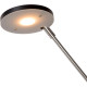 Lampadaire moderne led en aluminium noir Yona