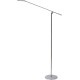 Lampadaire moderne led en aluminium chromé Celina