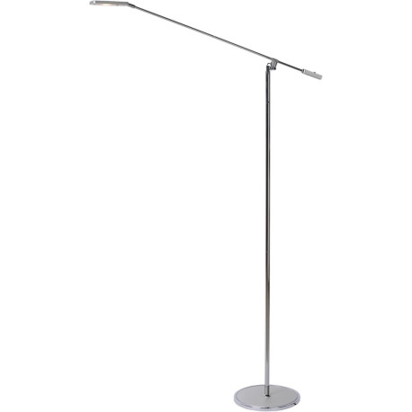 Lampadaire moderne led en aluminium chromé Celina