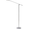 Lampadaire moderne led en aluminium chromé Celina