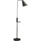 Lampadaire industriel en métal noir avec port USB Antoine