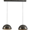 Suspension industrielle en métal 2xØ40 cm Julien