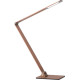 Lampe de bureau design led en aluminium café Lotus