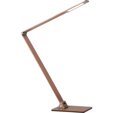 Lampe de bureau LED ARROW en aluminium couleur cuivre