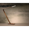 Lampe de bureau design led en aluminium café Lotus