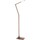 Lampadaire design led en aluminium café Milano