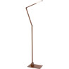 Lampadaire design led en aluminium café Milano