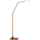 Lampadaire design led en aluminium café Milano