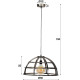 Suspension moderne Ø50 dôme Splendor