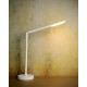 Lampe de bureau design led en métal blanc Rivage