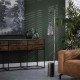 Lampadaire contemporain abat-jour en verre Lucena
