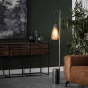 Lampadaire contemporain abat-jour en verre Lucena