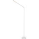 Lampadaire design led en métal blanc Yokino