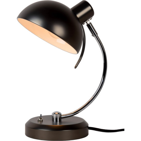 Lampe de bureau vintage en métal noir Sachi
