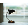 Lampe de bureau vintage en métal noir Sachi