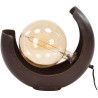 Lampe de table moderne en demi-lune XL Vega