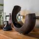 Lampe de table moderne en demi-lune XL Vega