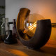 Lampe de table moderne en demi-lune XL Vega